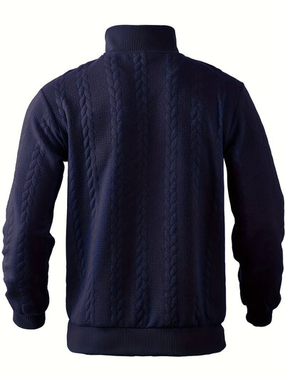 Rafael | Cable Knit Zip Up