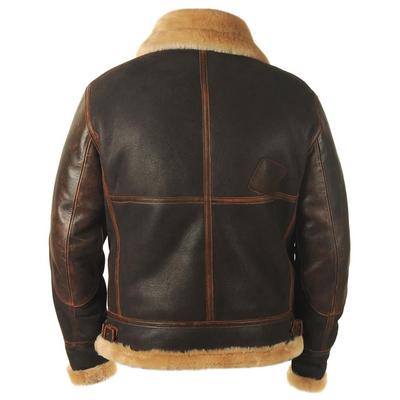 Maverick | Warm Leather Pilot Jacket