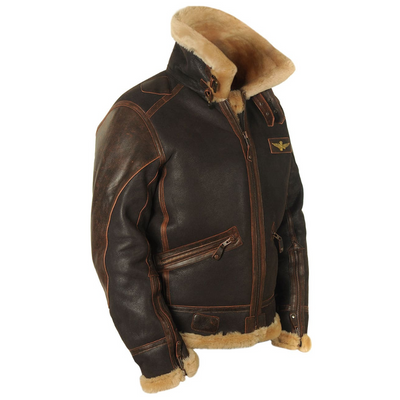 Maverick | Warm Leather Pilot Jacket