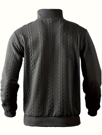 Rafael | Cable Knit Zip Up