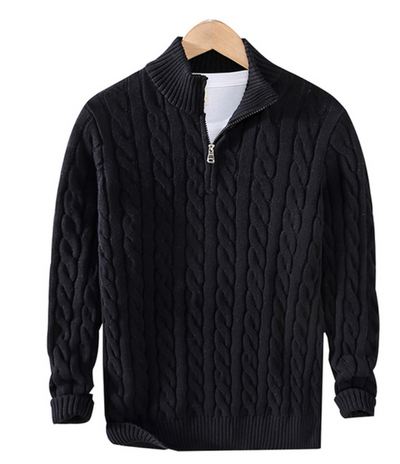 Anthony | Half Zip Cable Knit