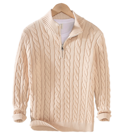 Anthony | Half Zip Cable Knit