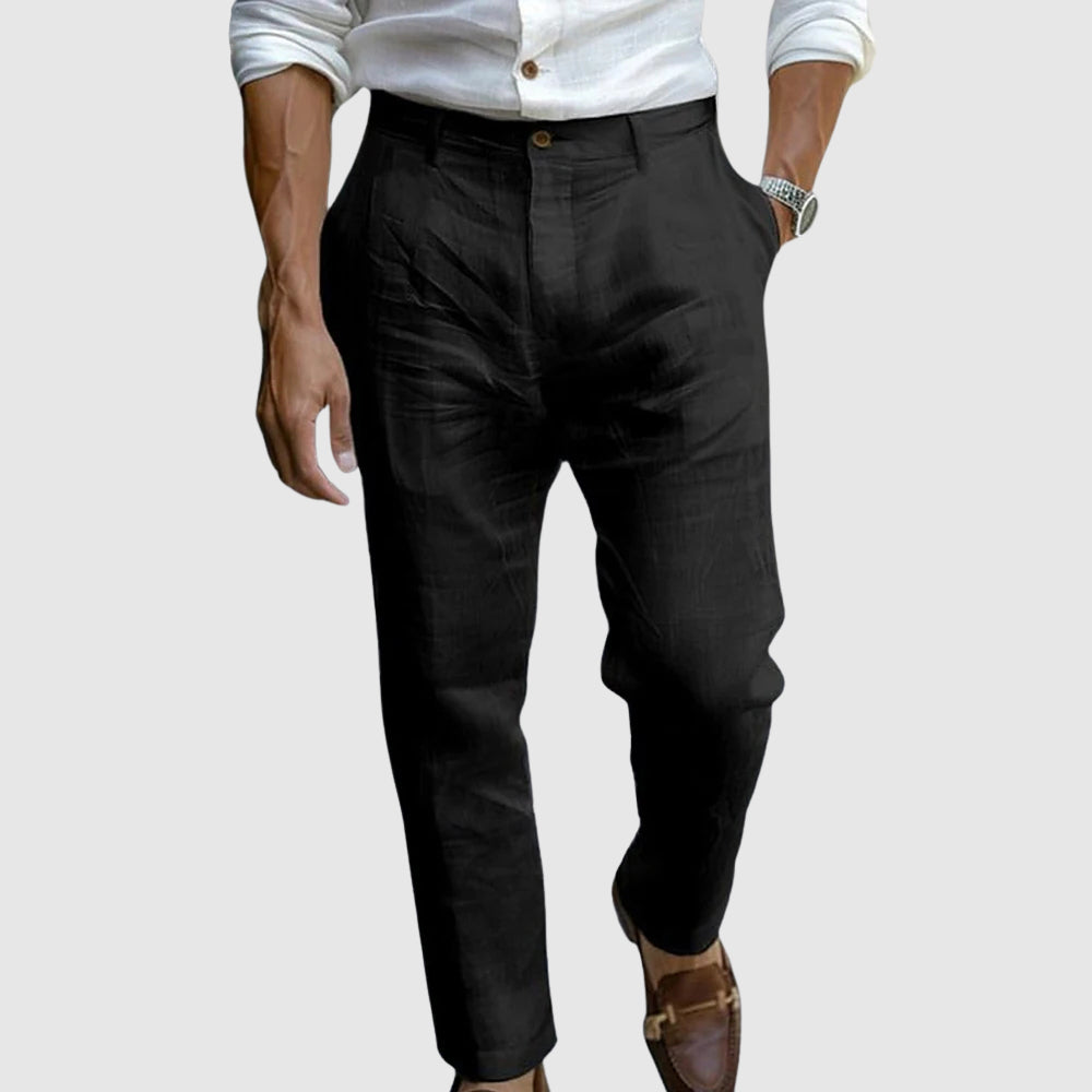 St. Tropez Chic Linen Pants