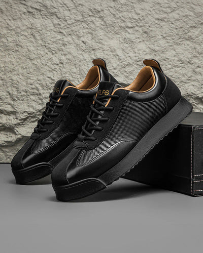 Zayne Paneled Leather Sneaker