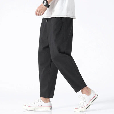 Tokyo – Cropped Linen Trousers
