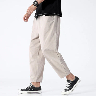 Tokyo – Cropped Linen Trousers