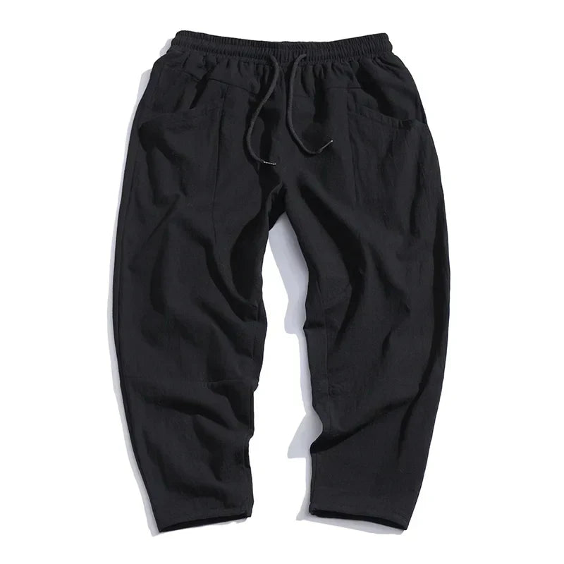 Tokyo – Cropped Linen Trousers