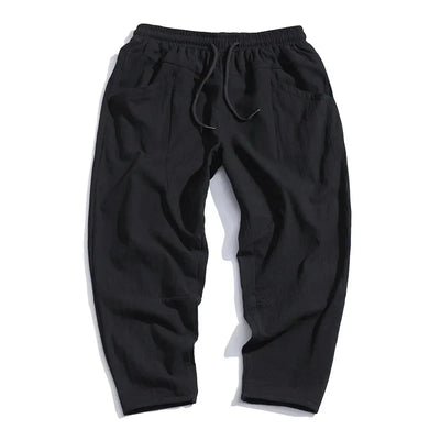 Tokyo – Cropped Linen Trousers