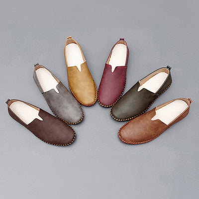 Mykonos Leather Loafers