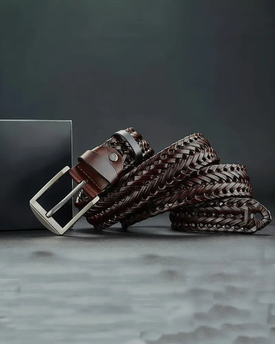 Braided Cowhide Belt