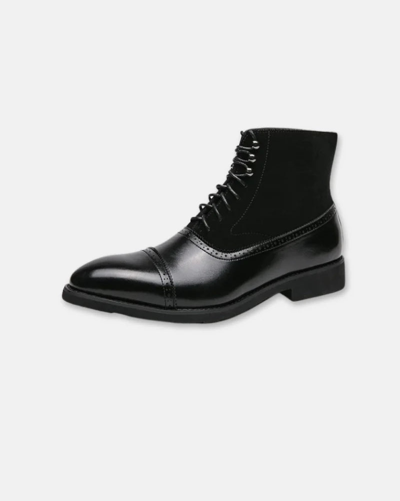 Los Muertos Leather Lace-Up
