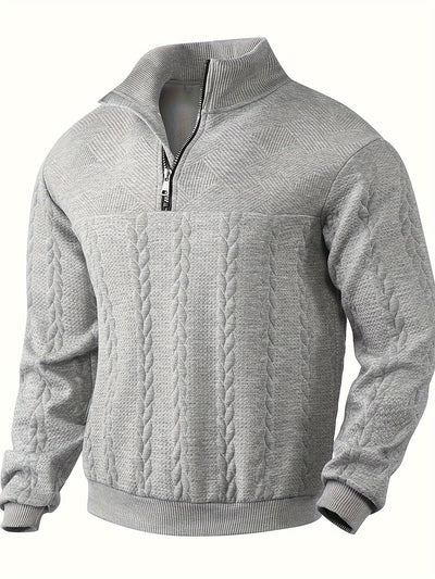 Rafael | Cable Knit Zip Up