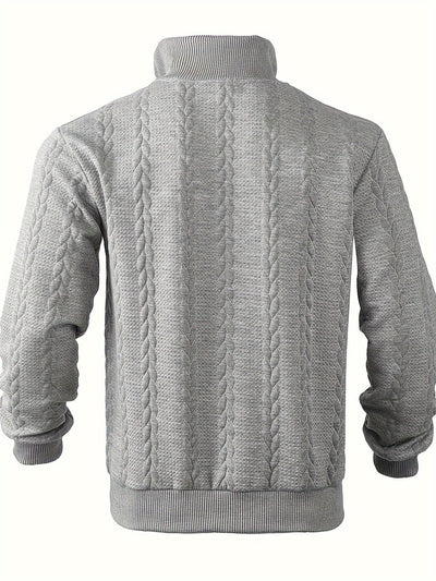 Rafael | Cable Knit Zip Up