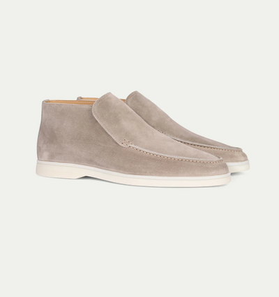 High Suede Loafers