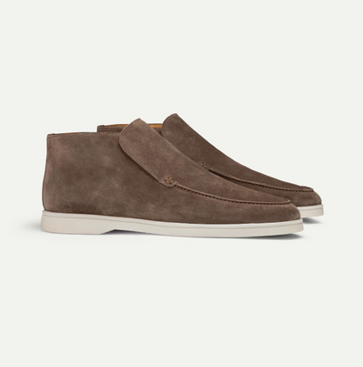 High Suede Loafers