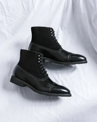 Los Muertos Leather Lace-Up